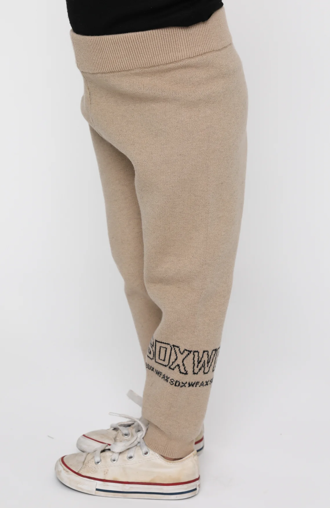 Not A Regular Kid Knit Pants Sand - Image 3