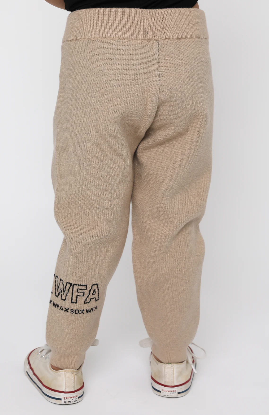 Not A Regular Kid Knit Pants Sand - Image 4