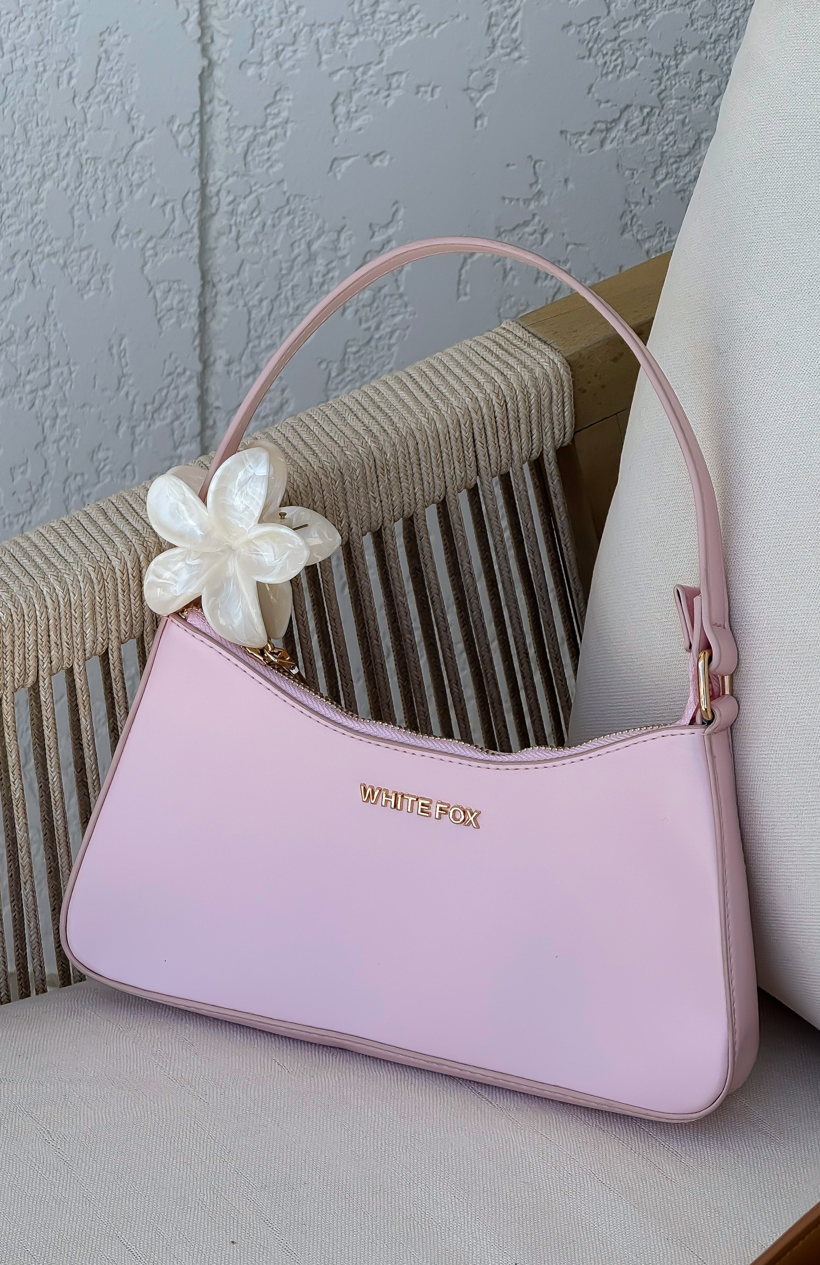 Ocean Shoulder Bag Baby Pink - Image 2