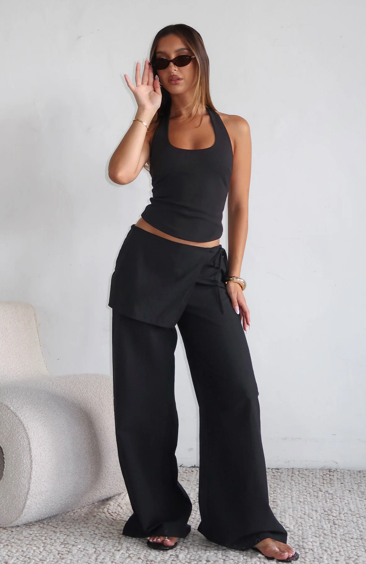 Off Beat Pants Black - Image 7