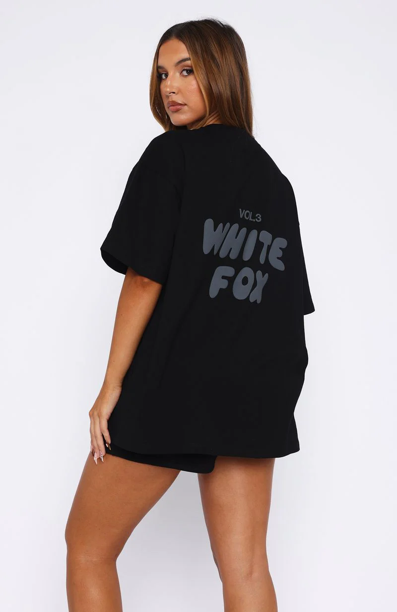 Offstage Back Graphic Oversized Tee Onyx - Image 4