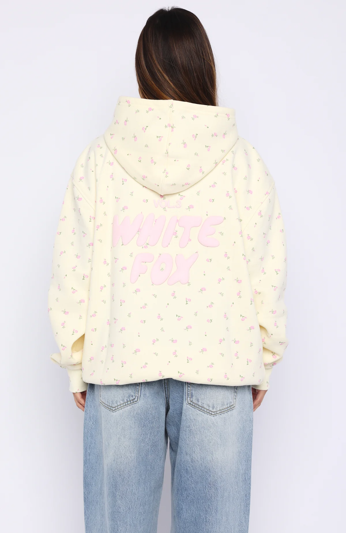 Offstage Printed Oversized Hoodie Lemon Ditsy - Image 4