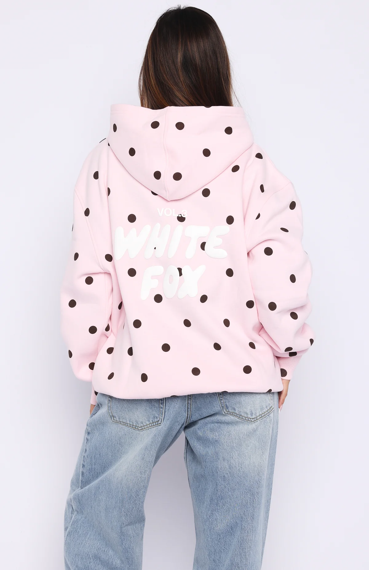 Offstage Printed Oversized Hoodie Posy Polka Dot - Image 3