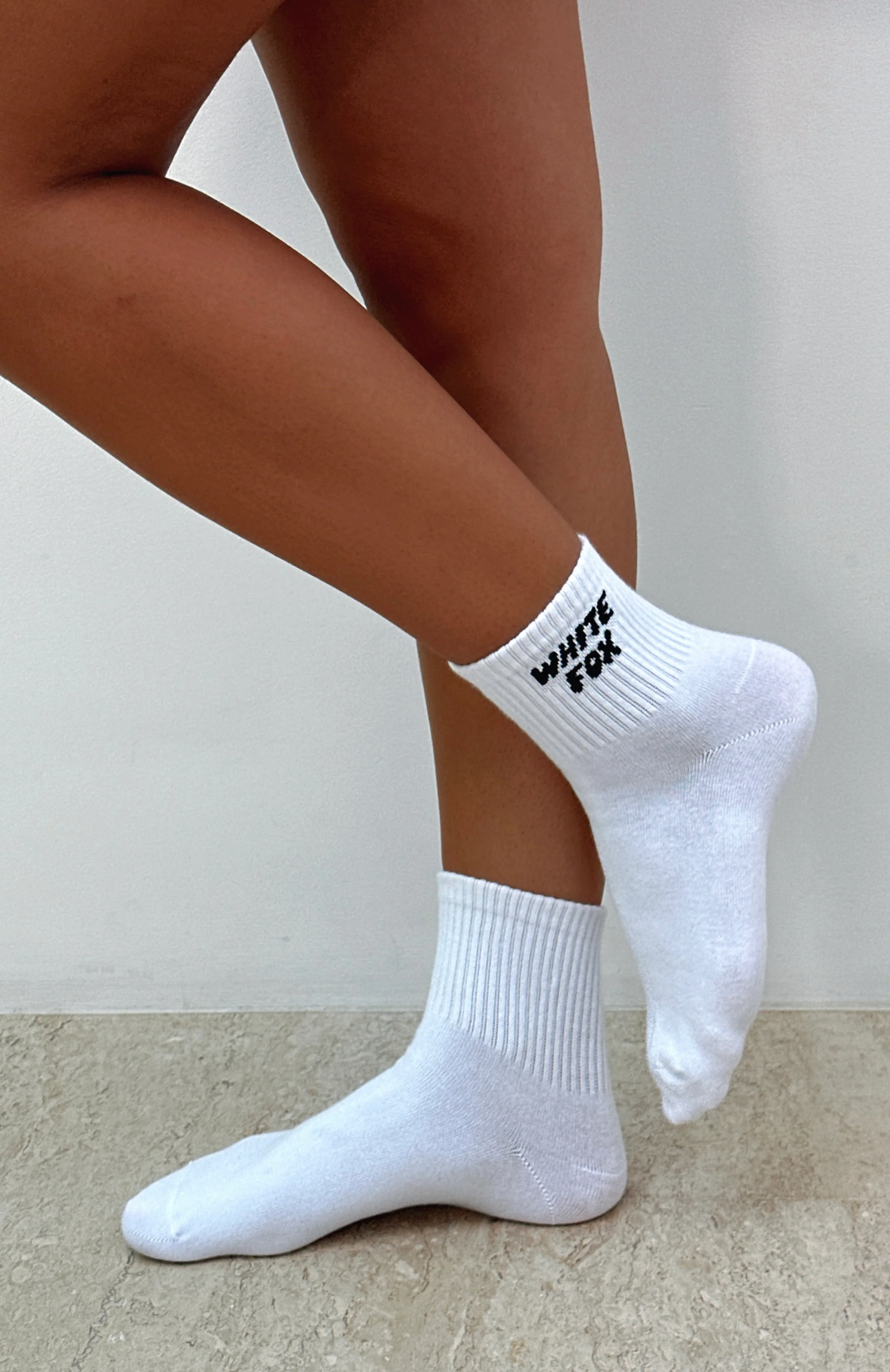 Offstage Socks White/Black - Image 2