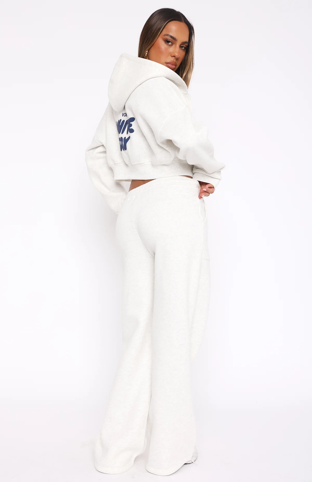 Offstage Wide Leg Sweatpants Mineral Grey - Image 4