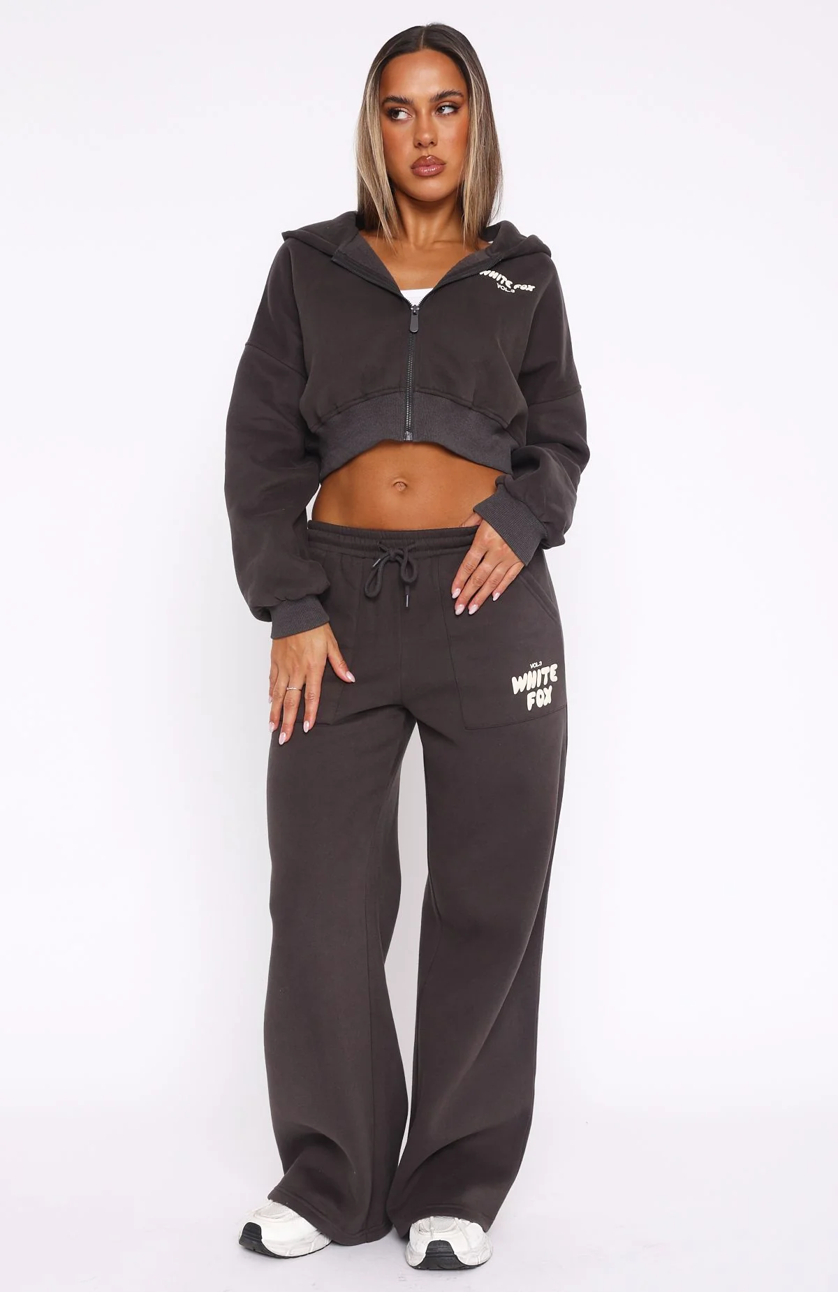 Offstage Wide Leg Sweatpants Shadow - Image 2