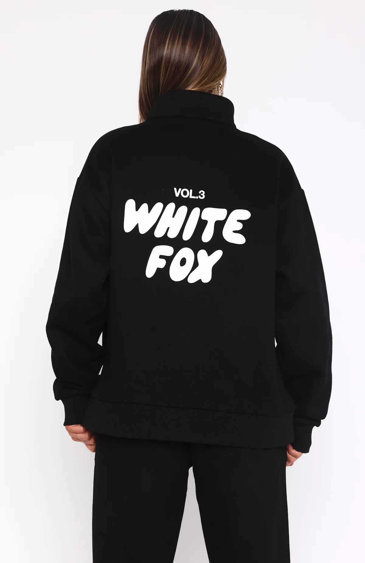 Offstage Zip Front Sweater Monochrome - Image 4