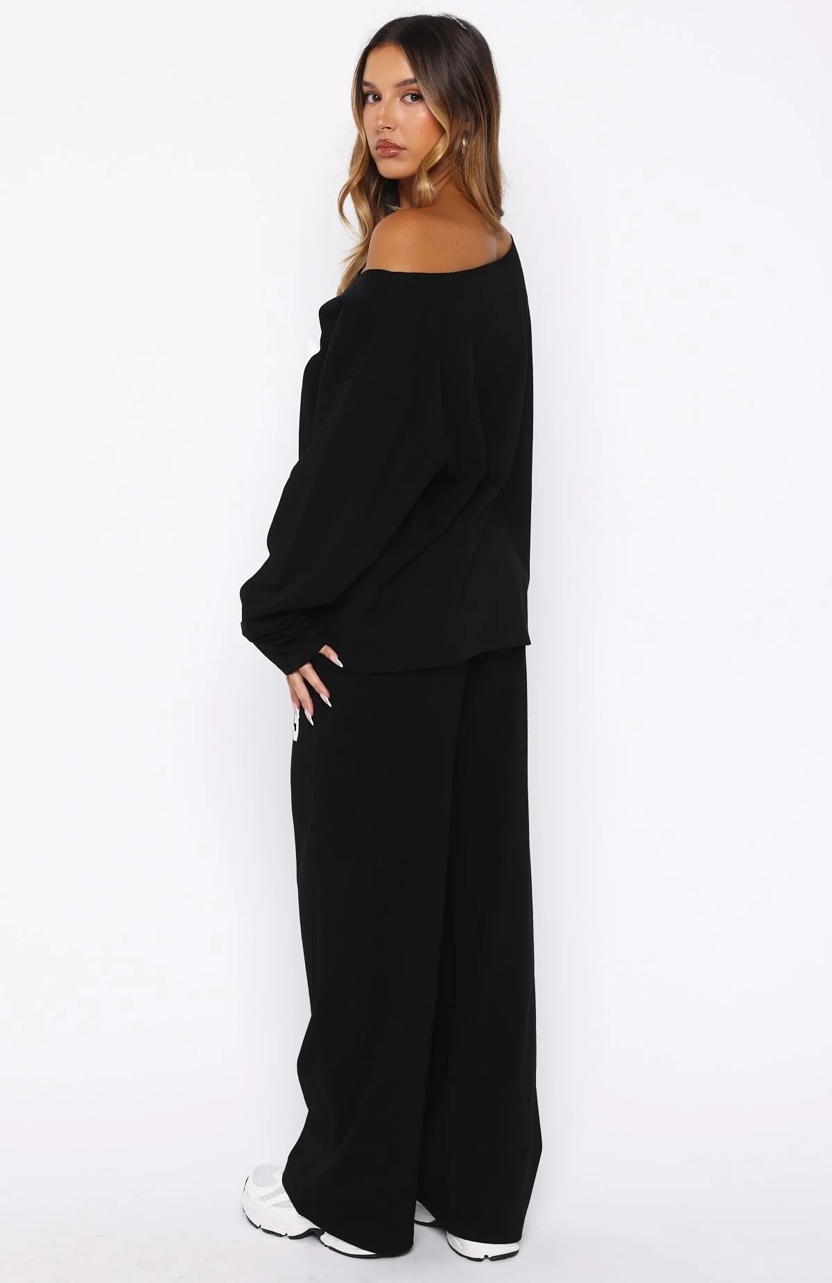 Only One Left Track Pants Black - Image 4