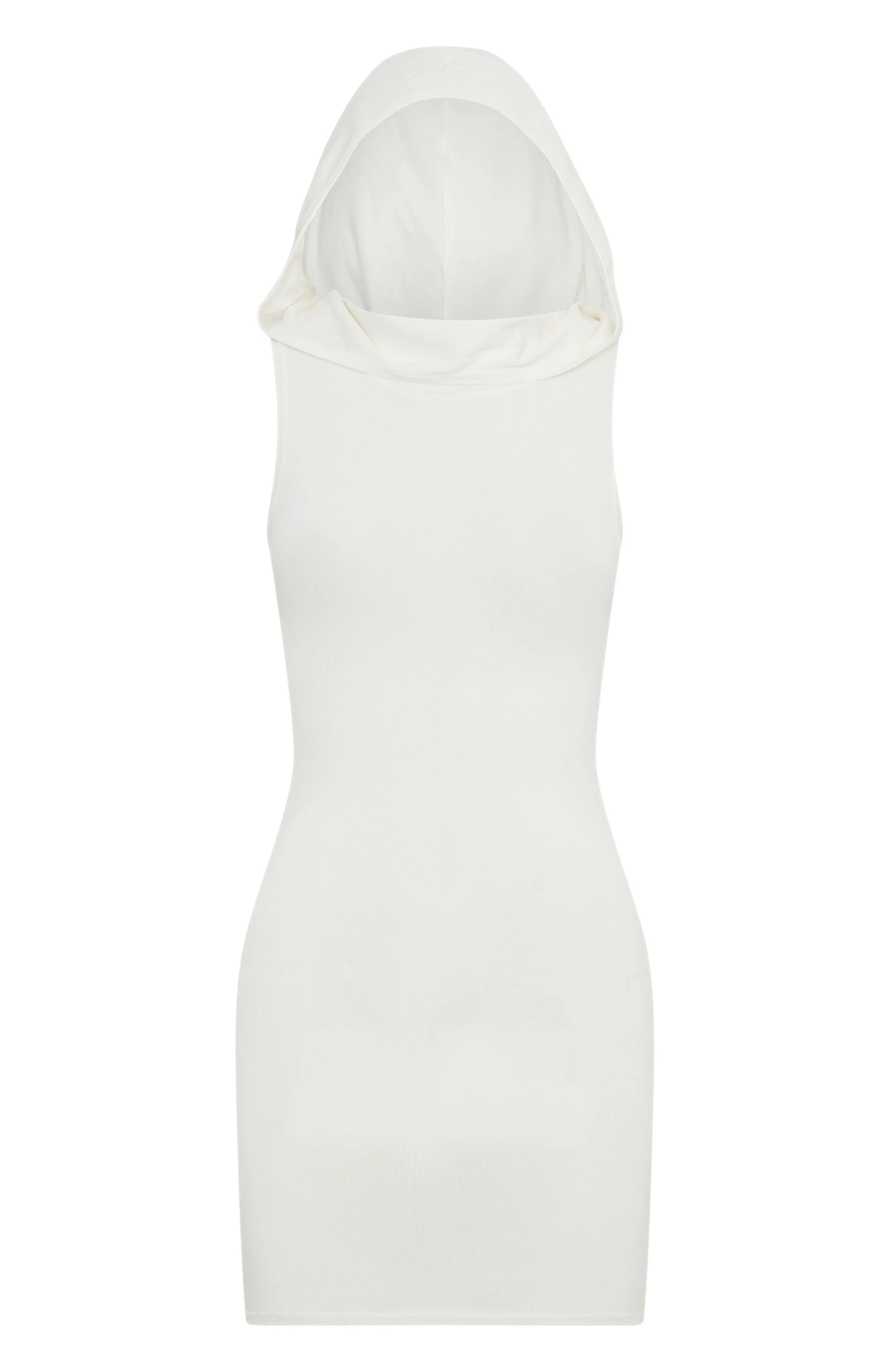 Out Of My Head Knit Mini Dress Off White - Image 6