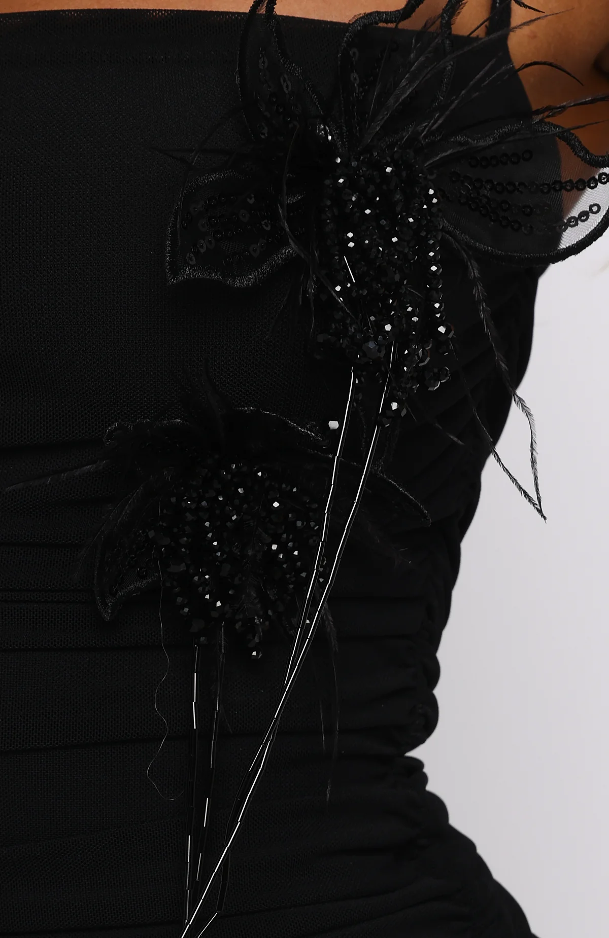 Over Drive Mini Dress Black - Image 7