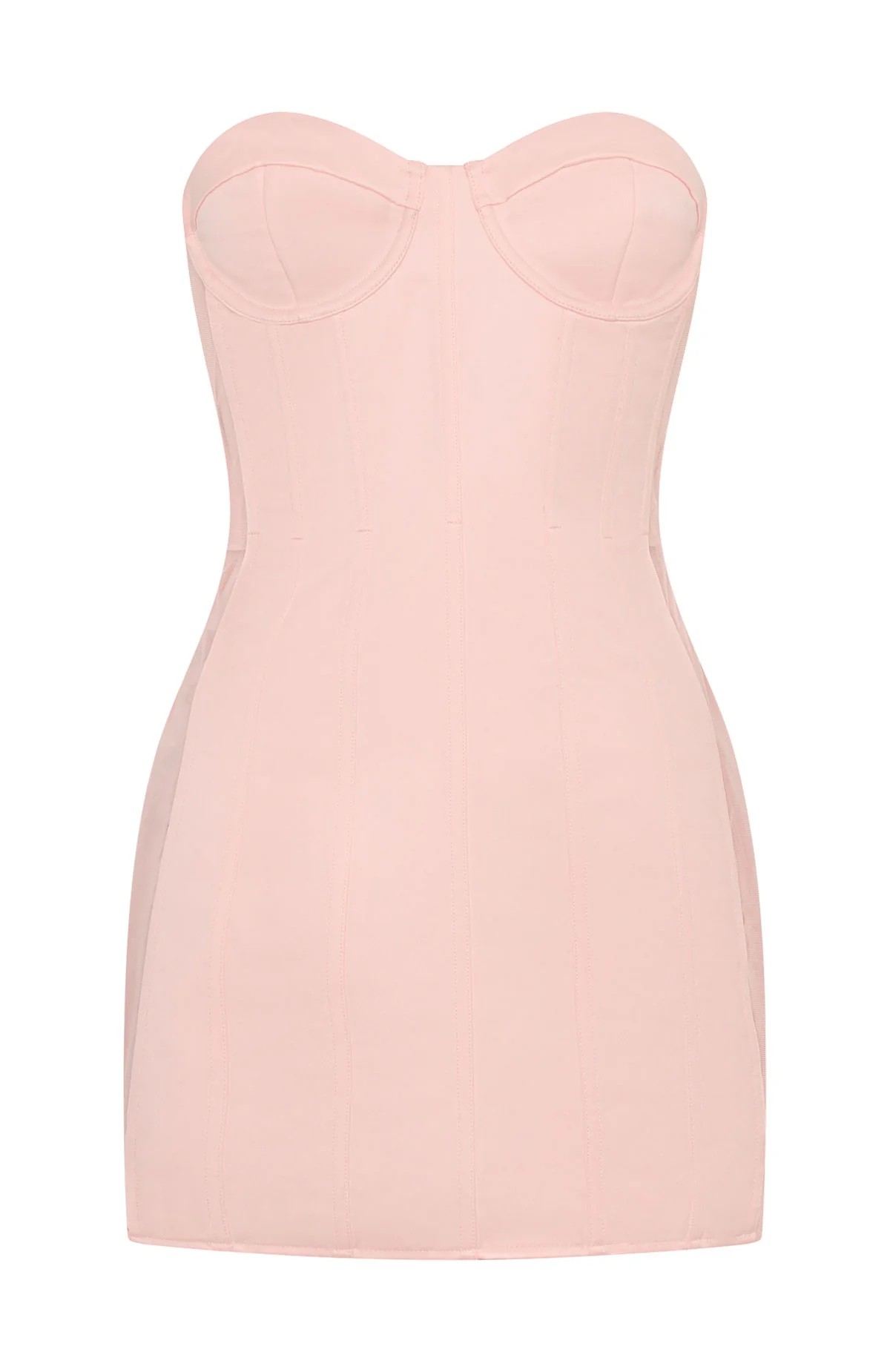 Park Avenue Princess Mini Dress Baby Pink - Image 7