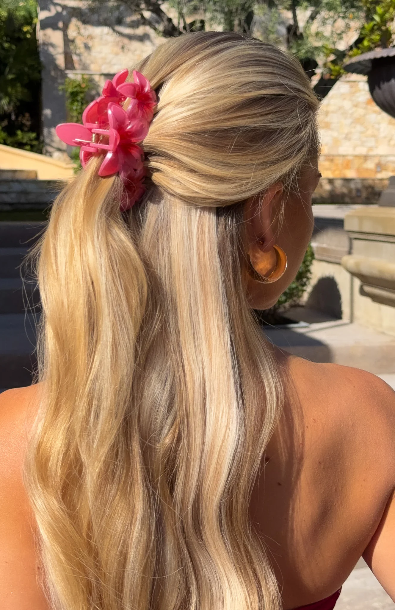 Parker Hair Clip Hot Pink - Image 3
