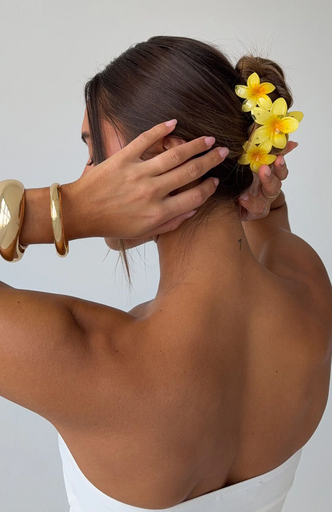 Parker Hair Clip Yellow - Image 3