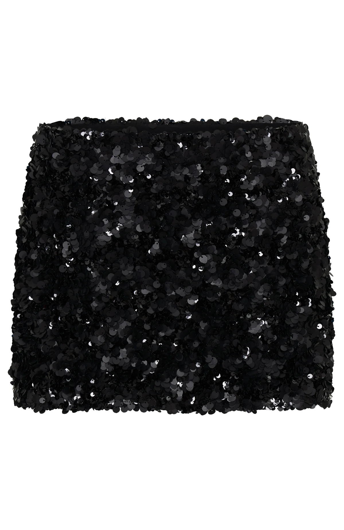 Party Mode Sequin Mini Skirt Black - Image 6