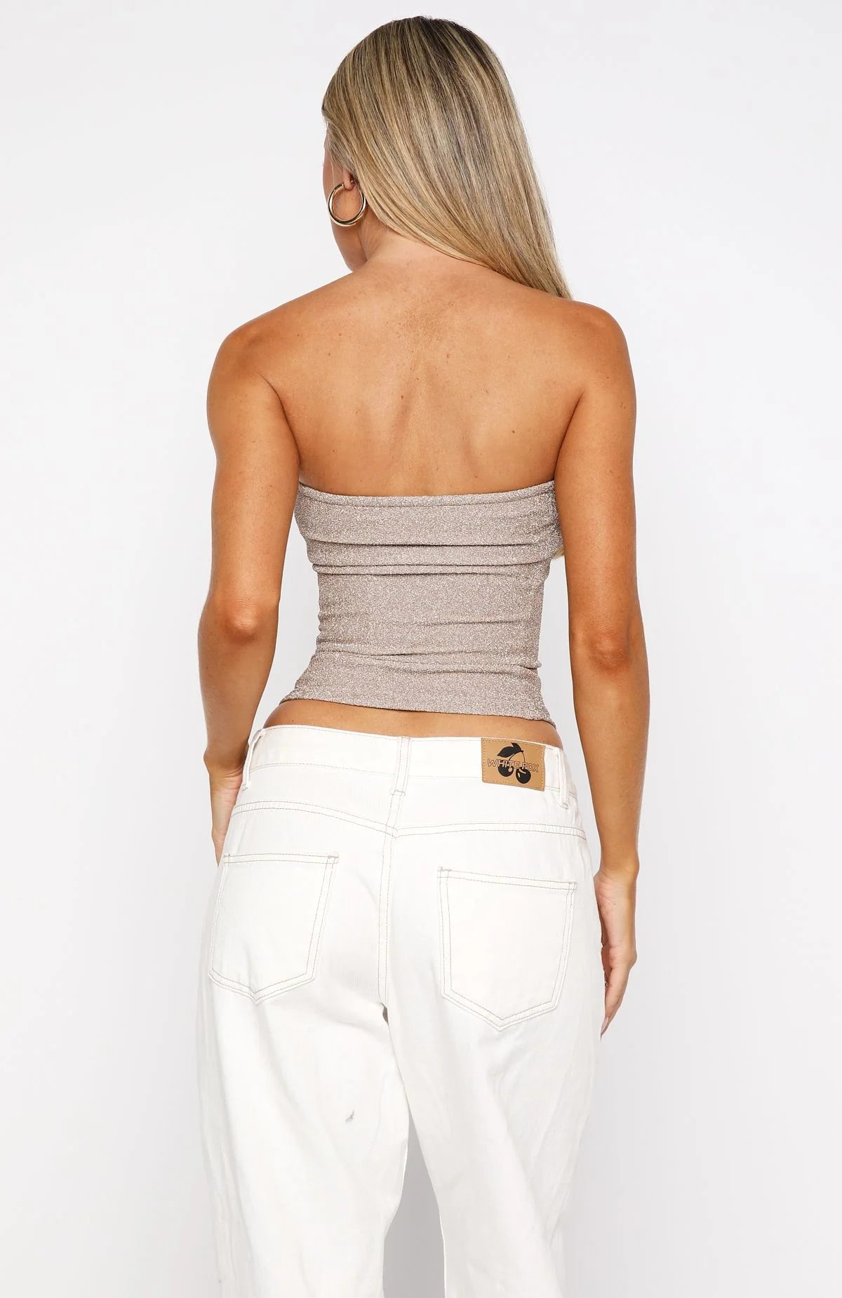 Passing By You Strapless Top Champagne - Image 4