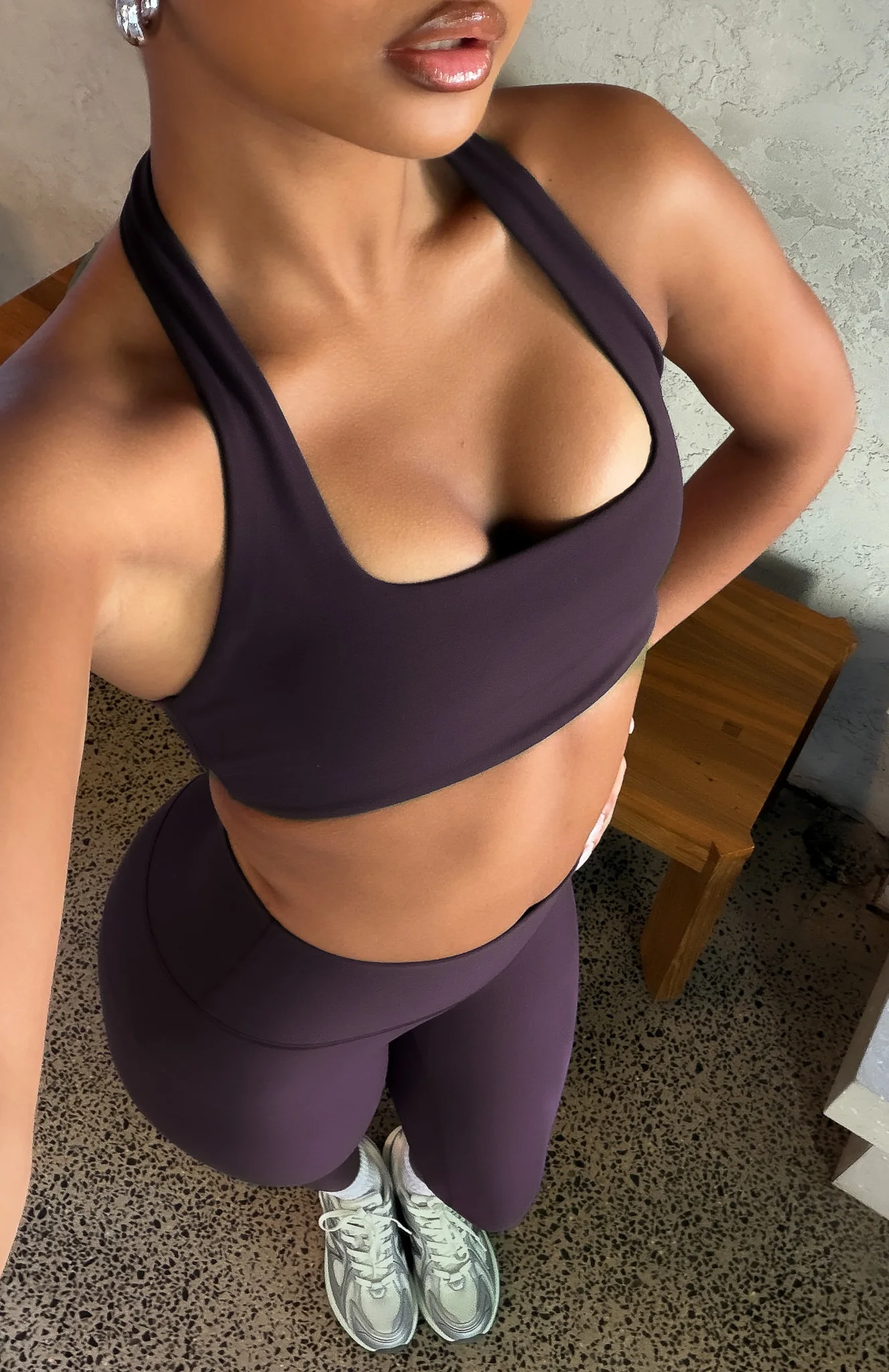 Physical Sports Bra Midnight Plum - Image 2