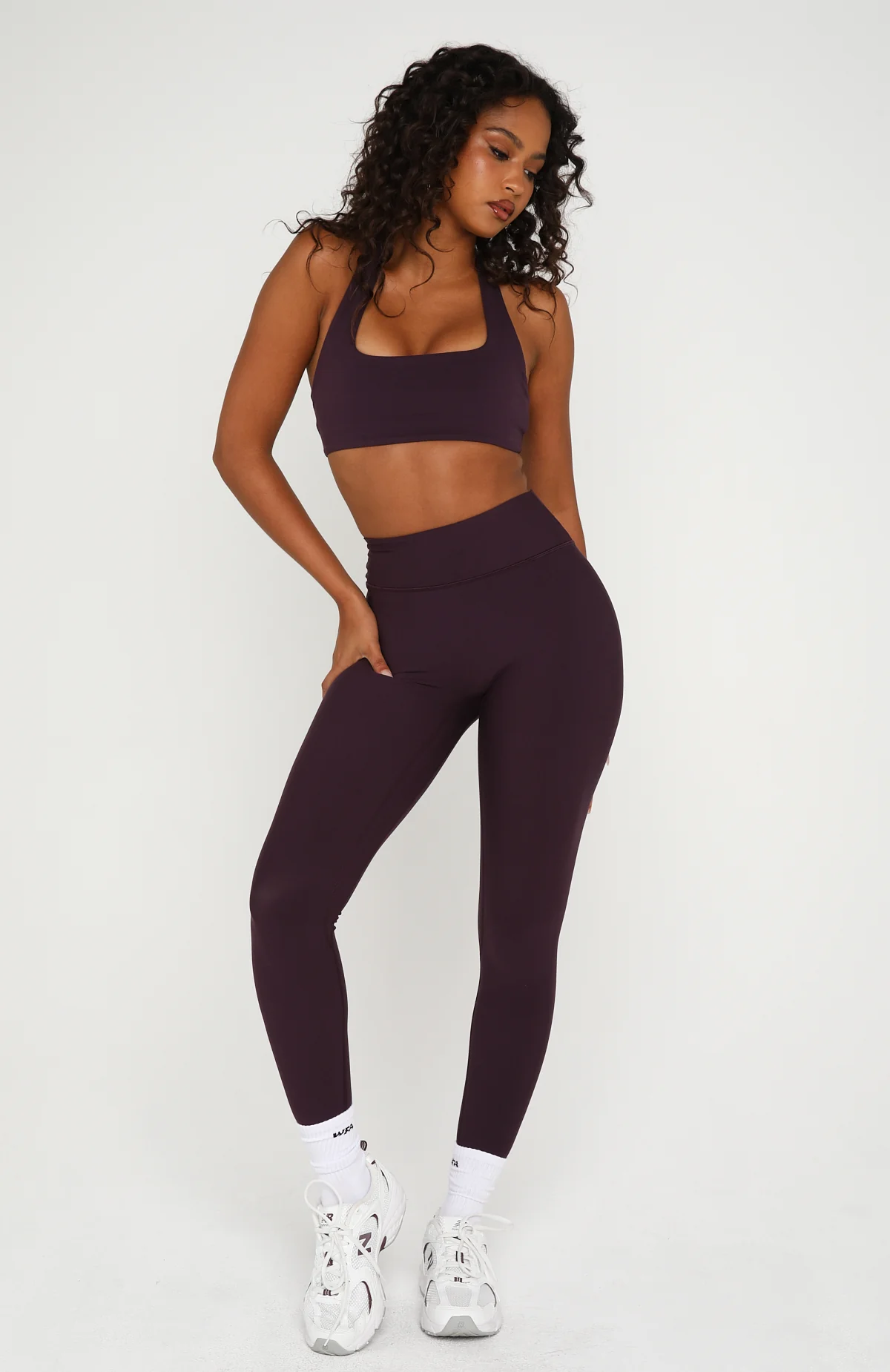 Physical Sports Bra Midnight Plum - Image 6
