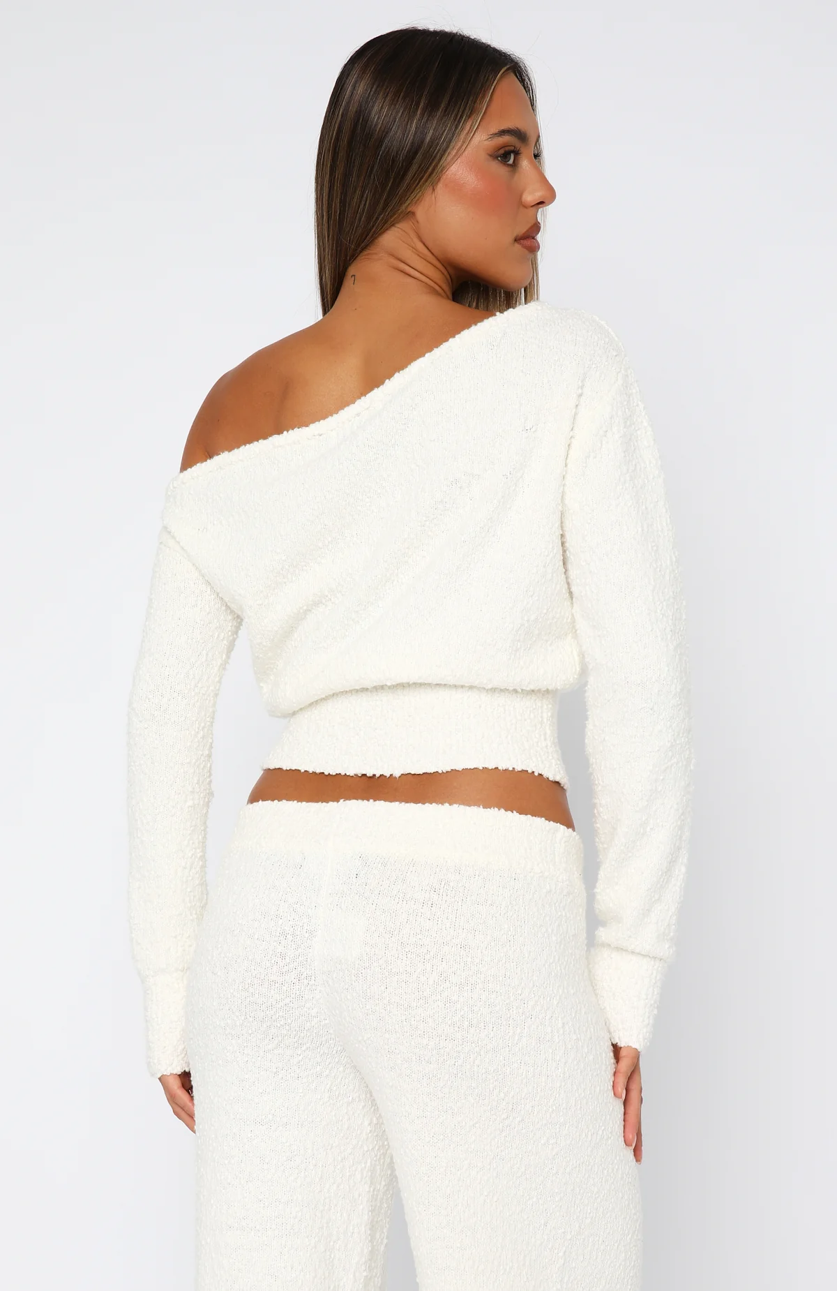 Please Be Mine Knit Sweater Off White - Image 4