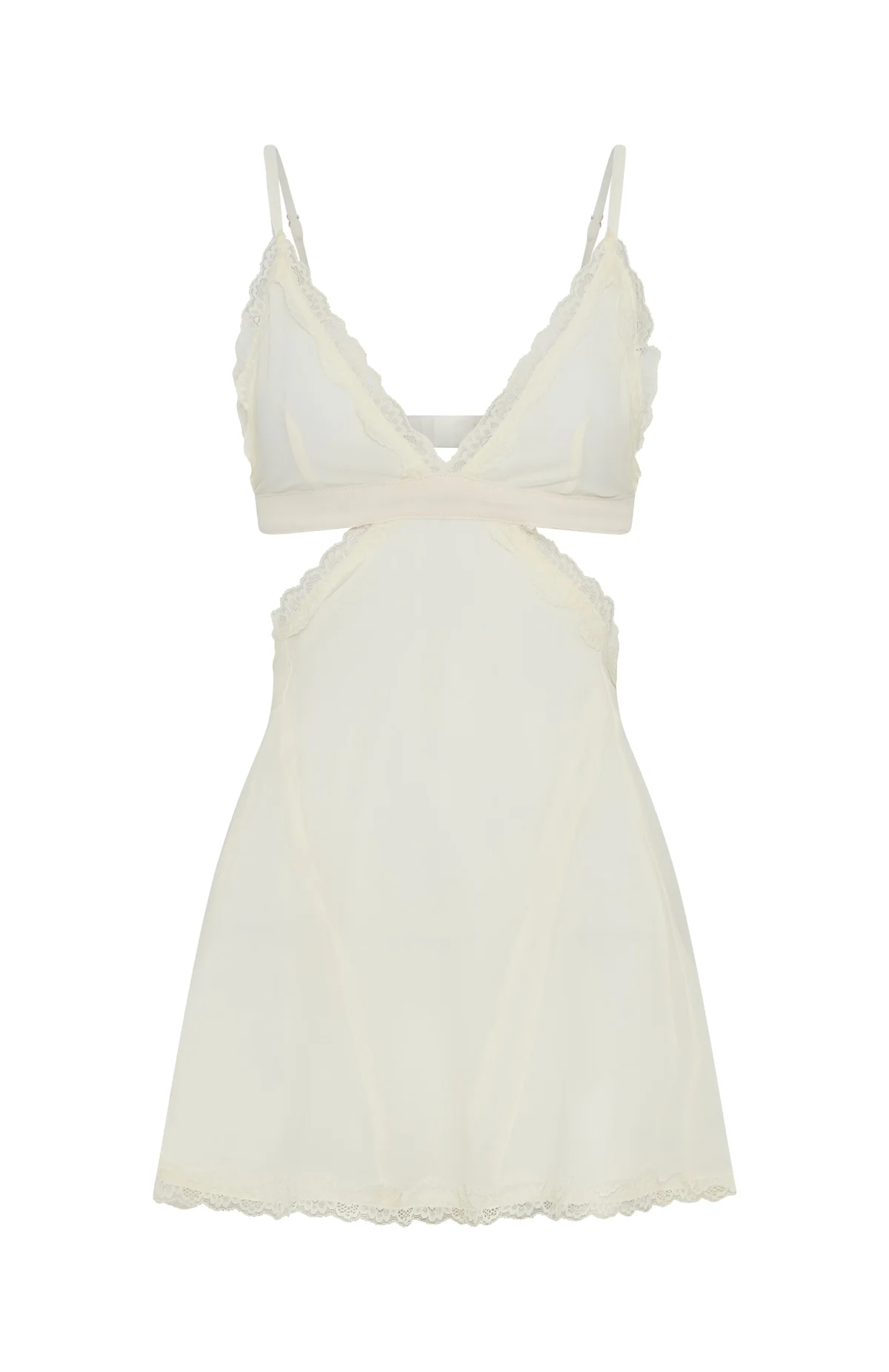 Polar Opposite Mini Dress Off White - Image 7
