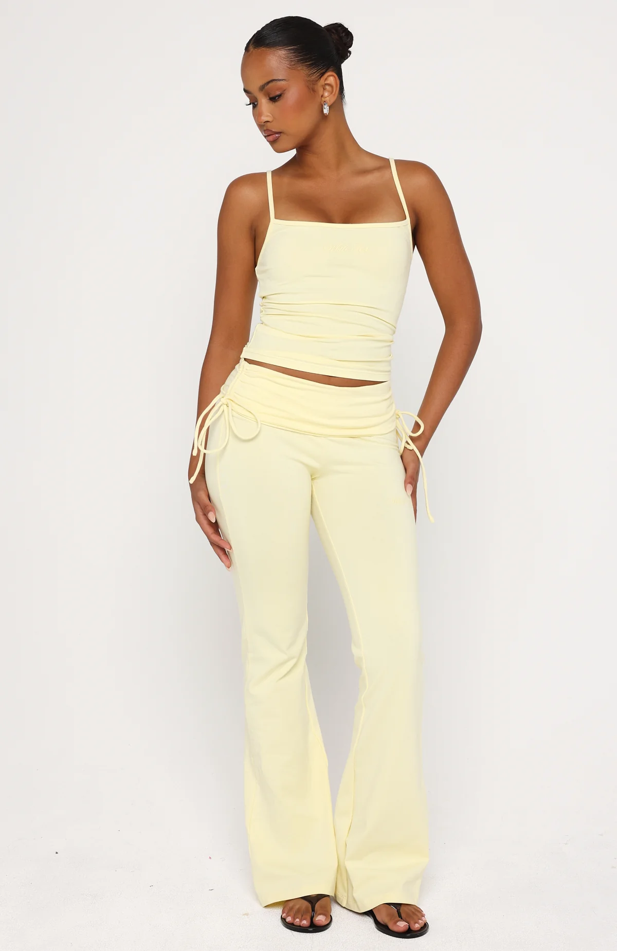 Pretty Vibes Singlet Lemon - Image 5