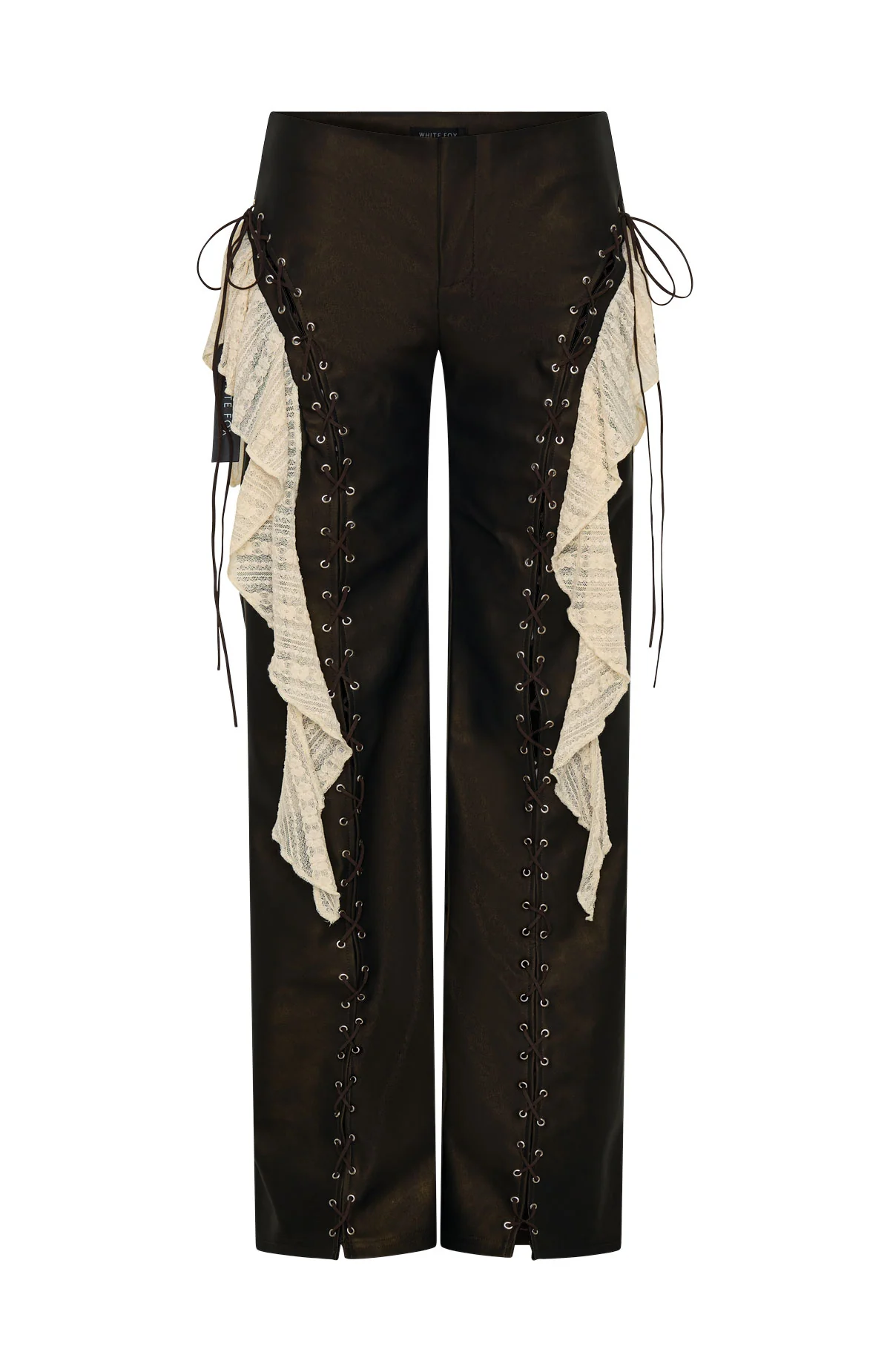 Pure Energy PU Pants Chocolate - Image 6