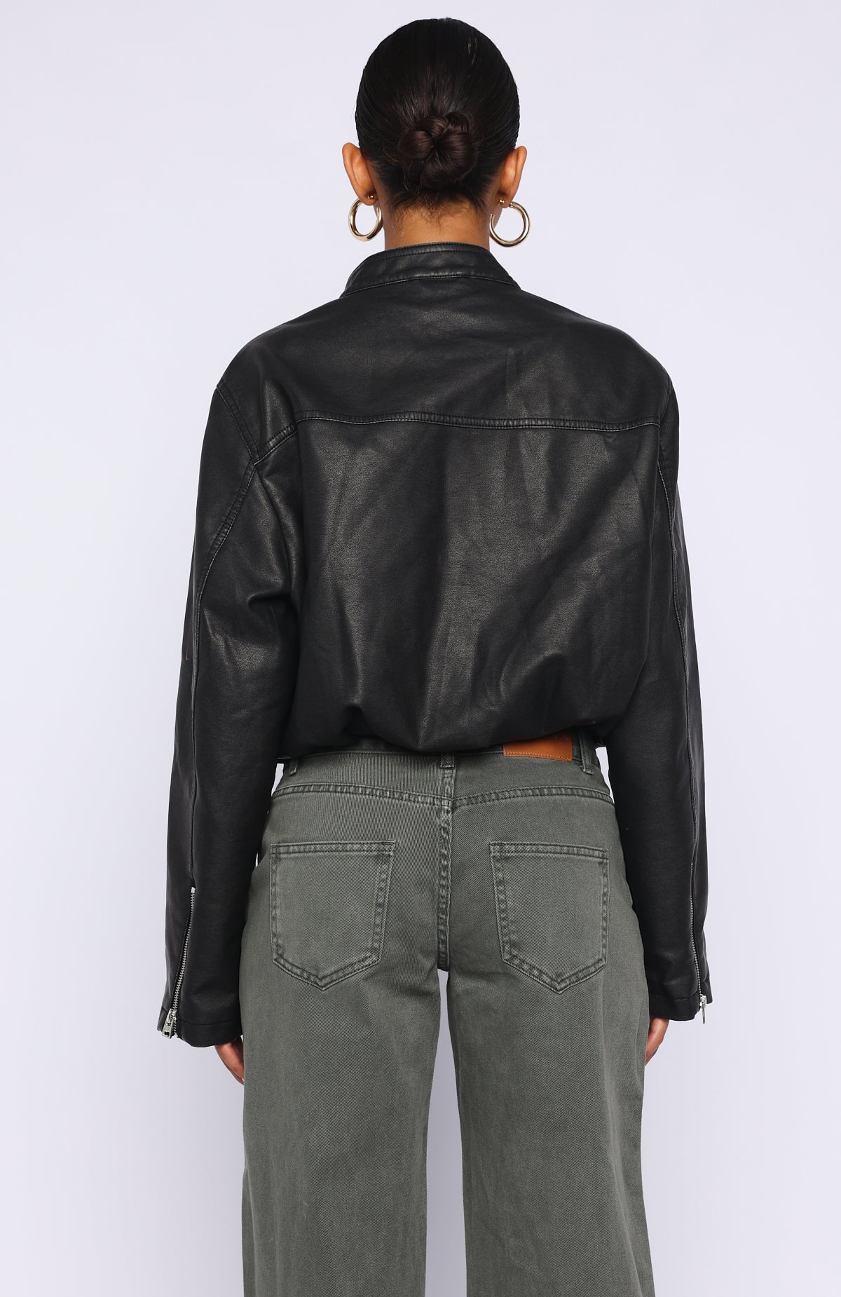Put In Effort Jacket Black - Image 4