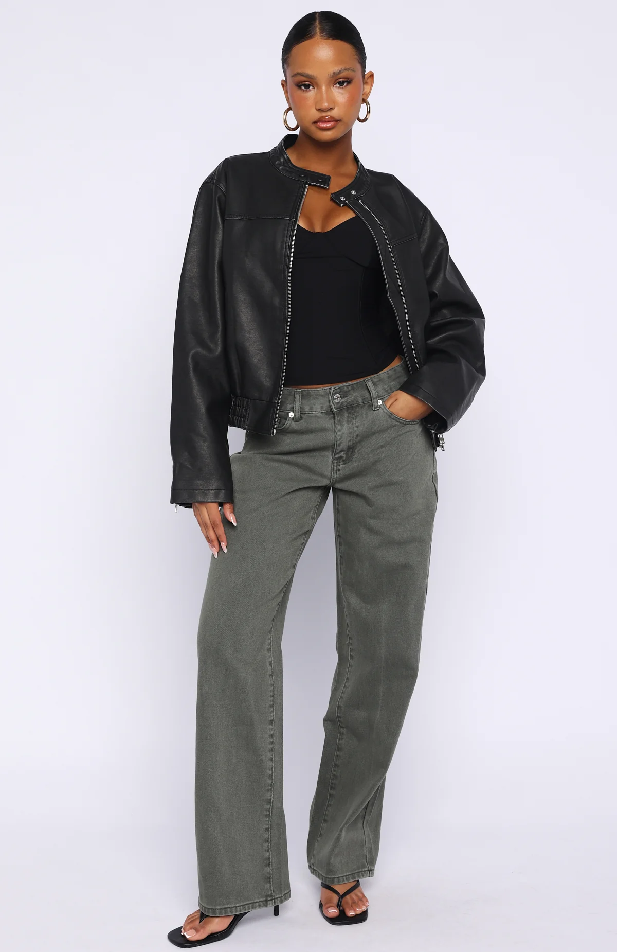 Put In Effort Jacket Black - Image 5