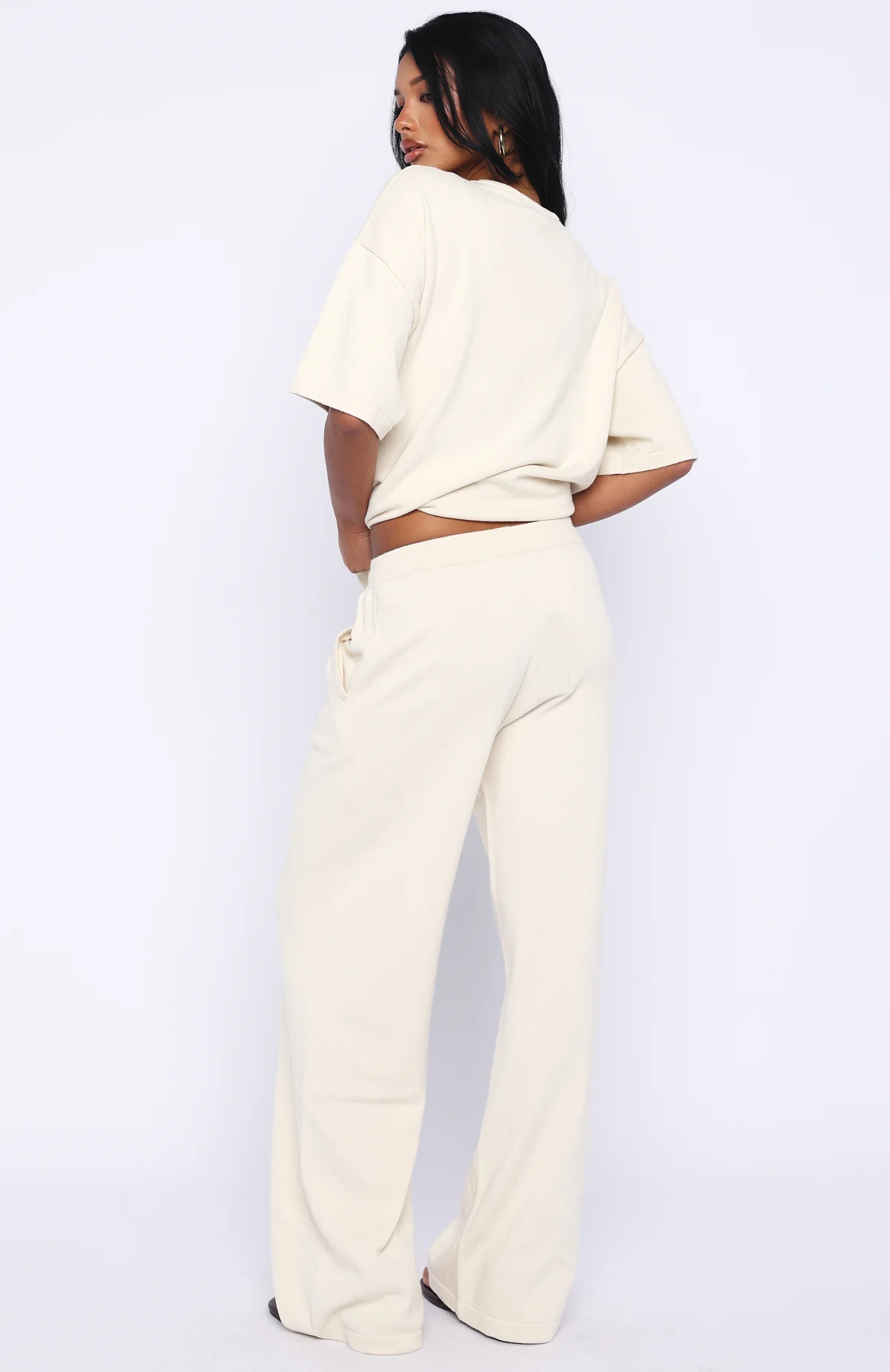 Rare Catch Knit Pants Cream - Image 4