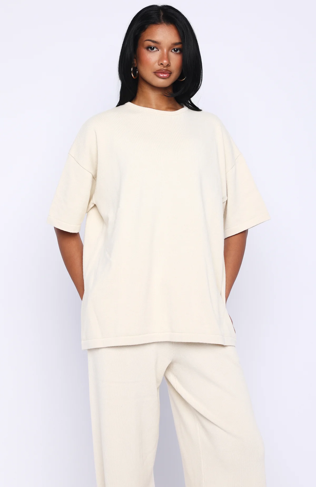 Rare Catch Knit Top Cream - Image 2