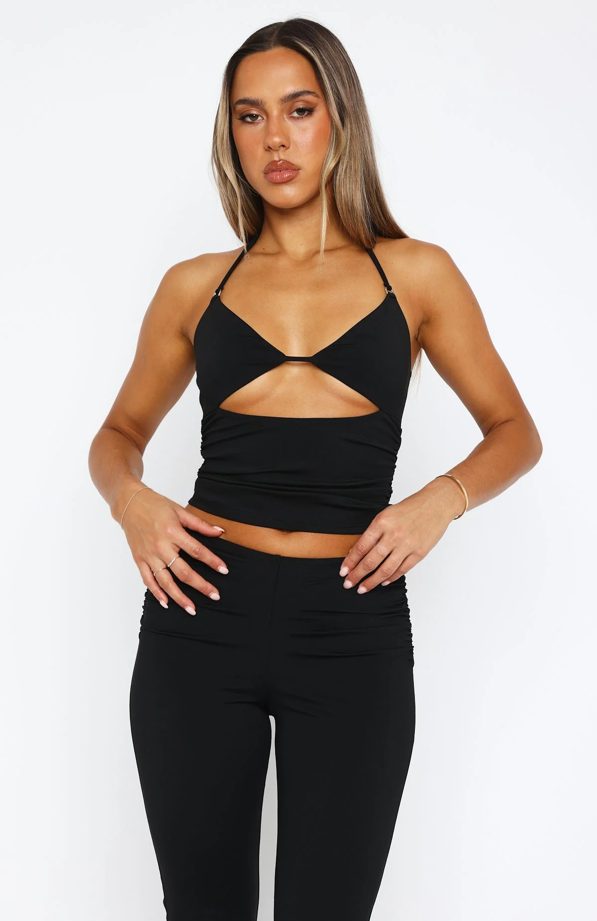 Rare Combination Halter Top Black - Image 2