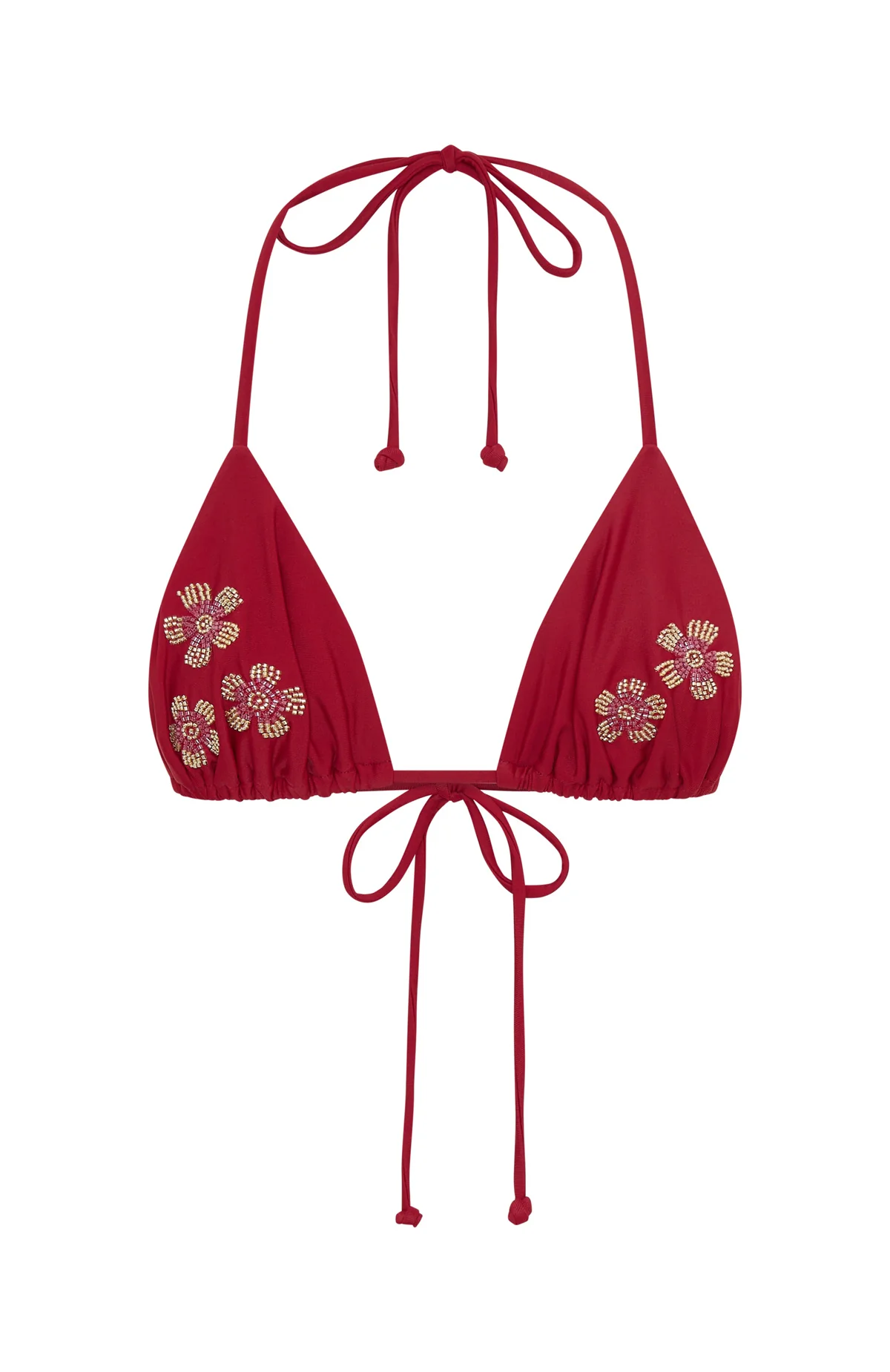 Raya Beaded Bikini Top Scarlett Bloom - Image 7