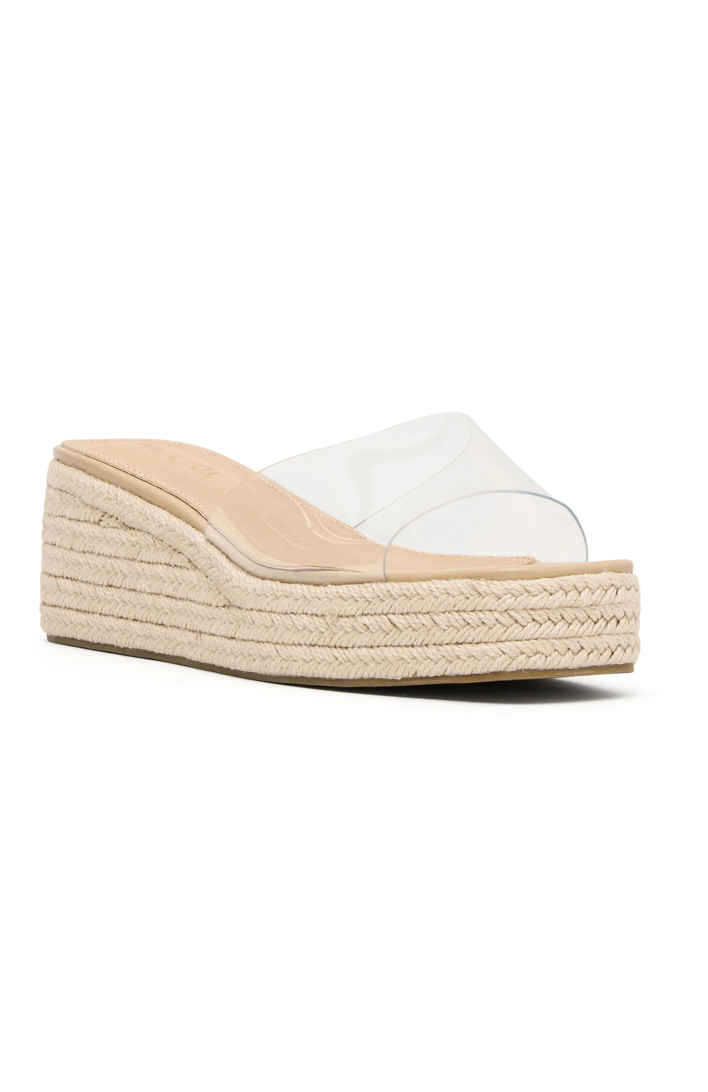 Rayna Platform Slides Natural Woven - Image 3
