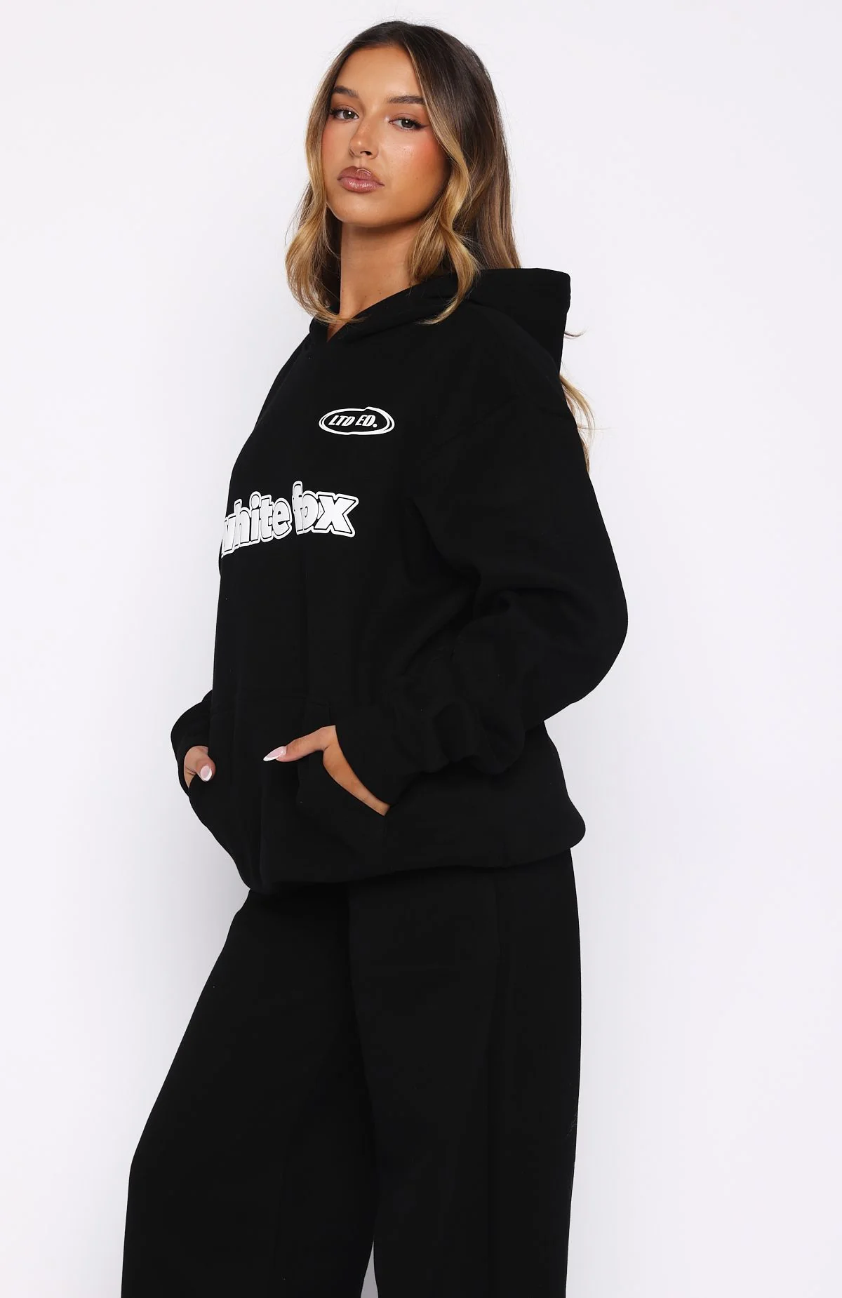 Ready To Go Oversized Hoodie Black - Image 3