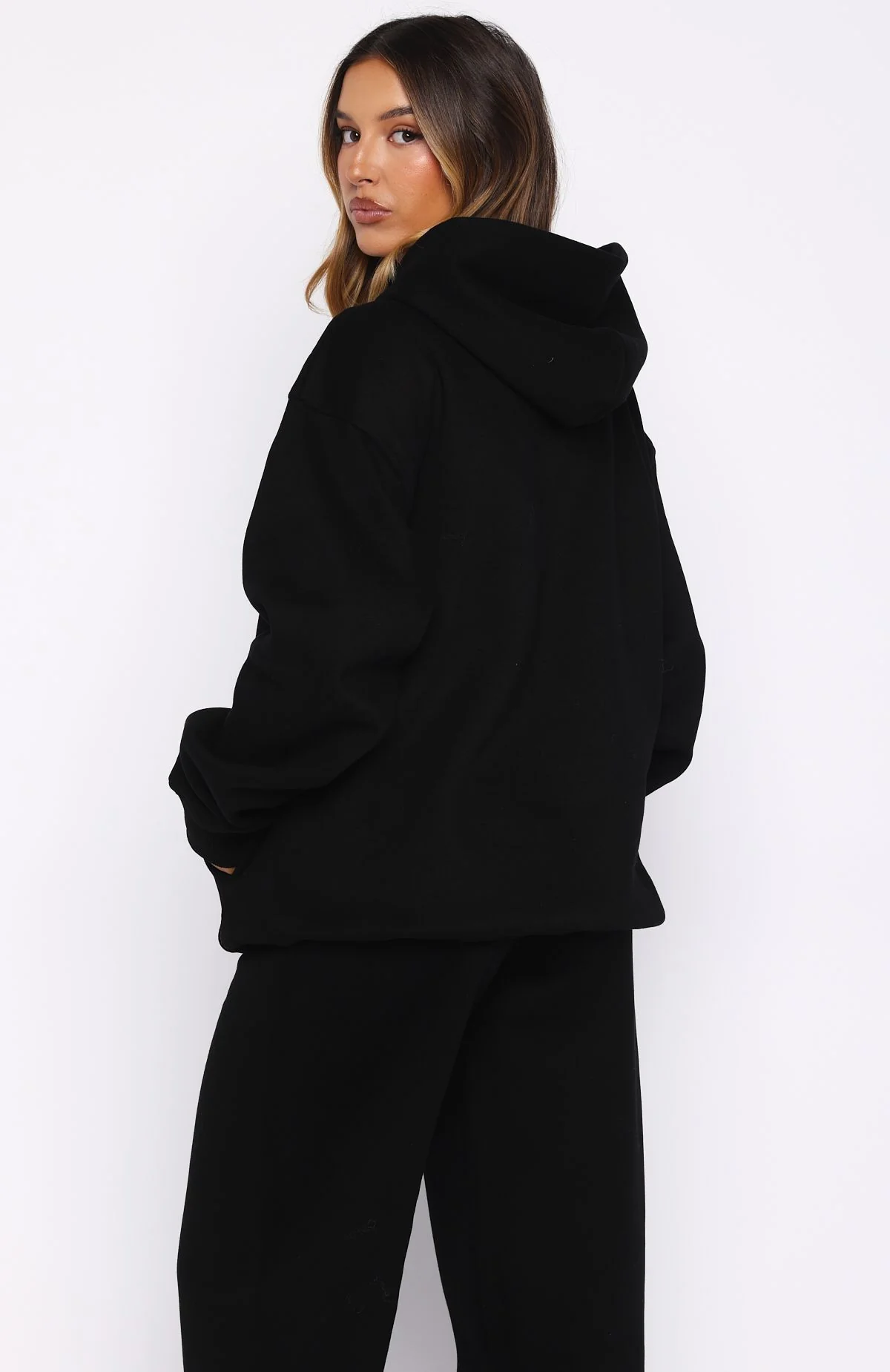 Ready To Go Oversized Hoodie Black - Image 4