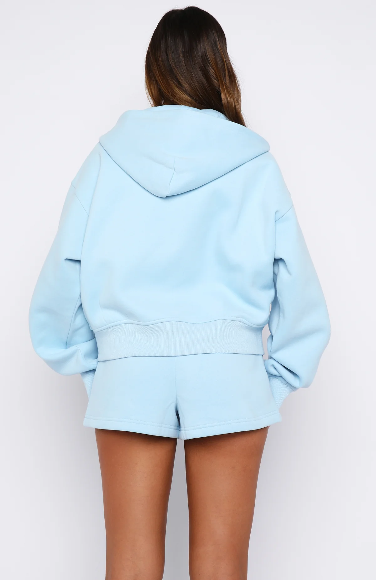 Release 15 Asalia Boxy Zip Front Hoodie Blue - Image 5