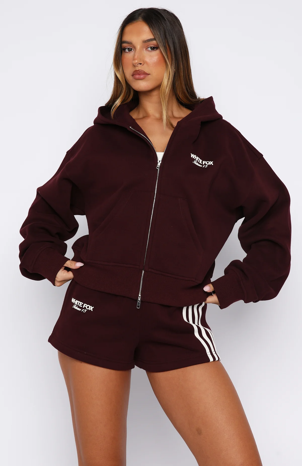 Release 15 Asalia Lounge Shorts Plum - Image 3