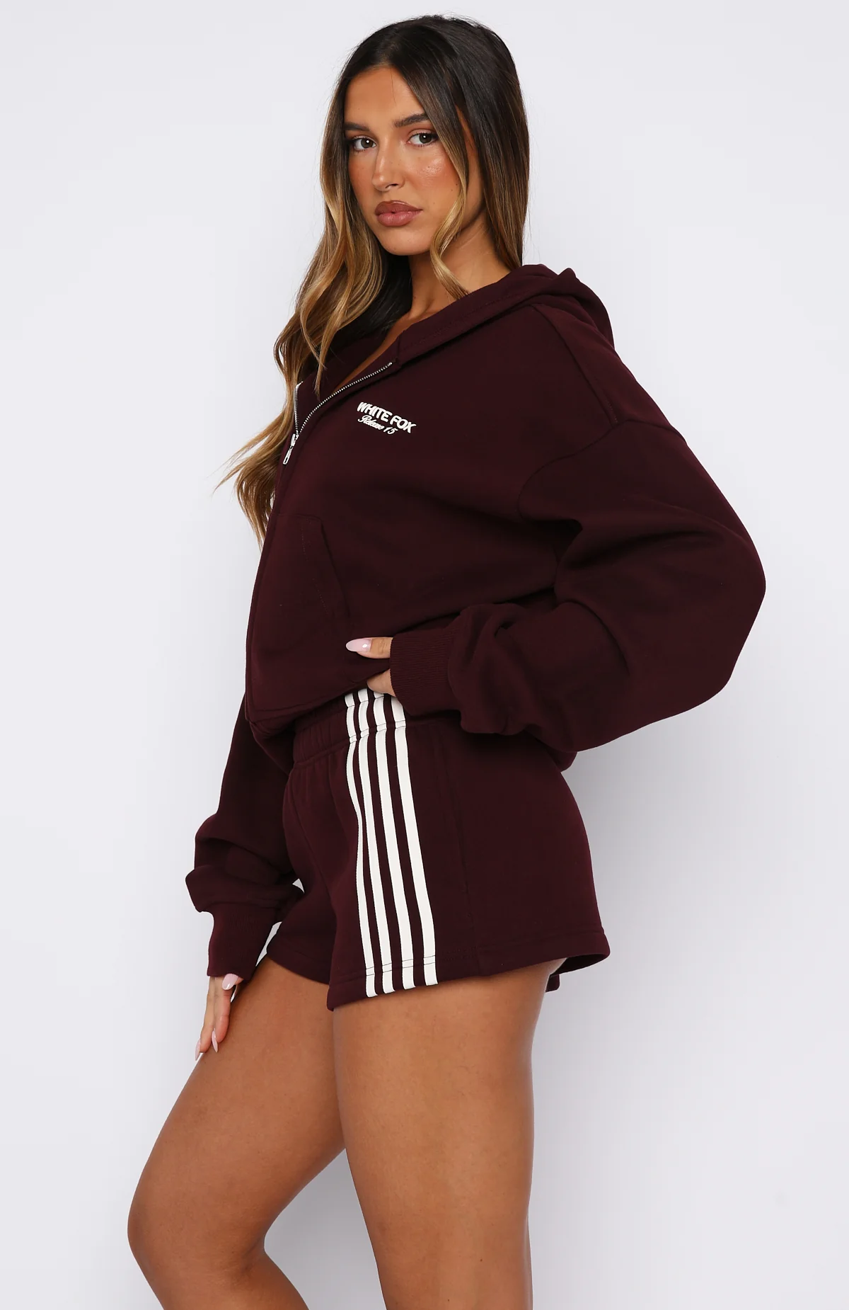 Release 15 Asalia Lounge Shorts Plum - Image 4
