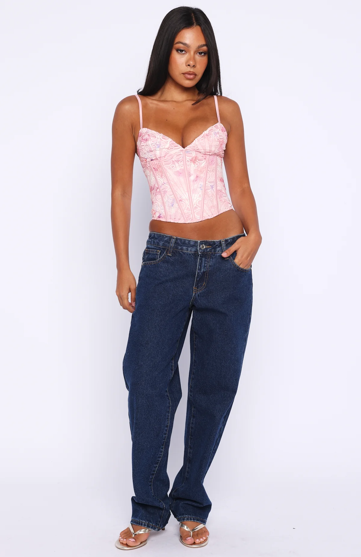 Resort Getaway Bustier Pink - Image 5
