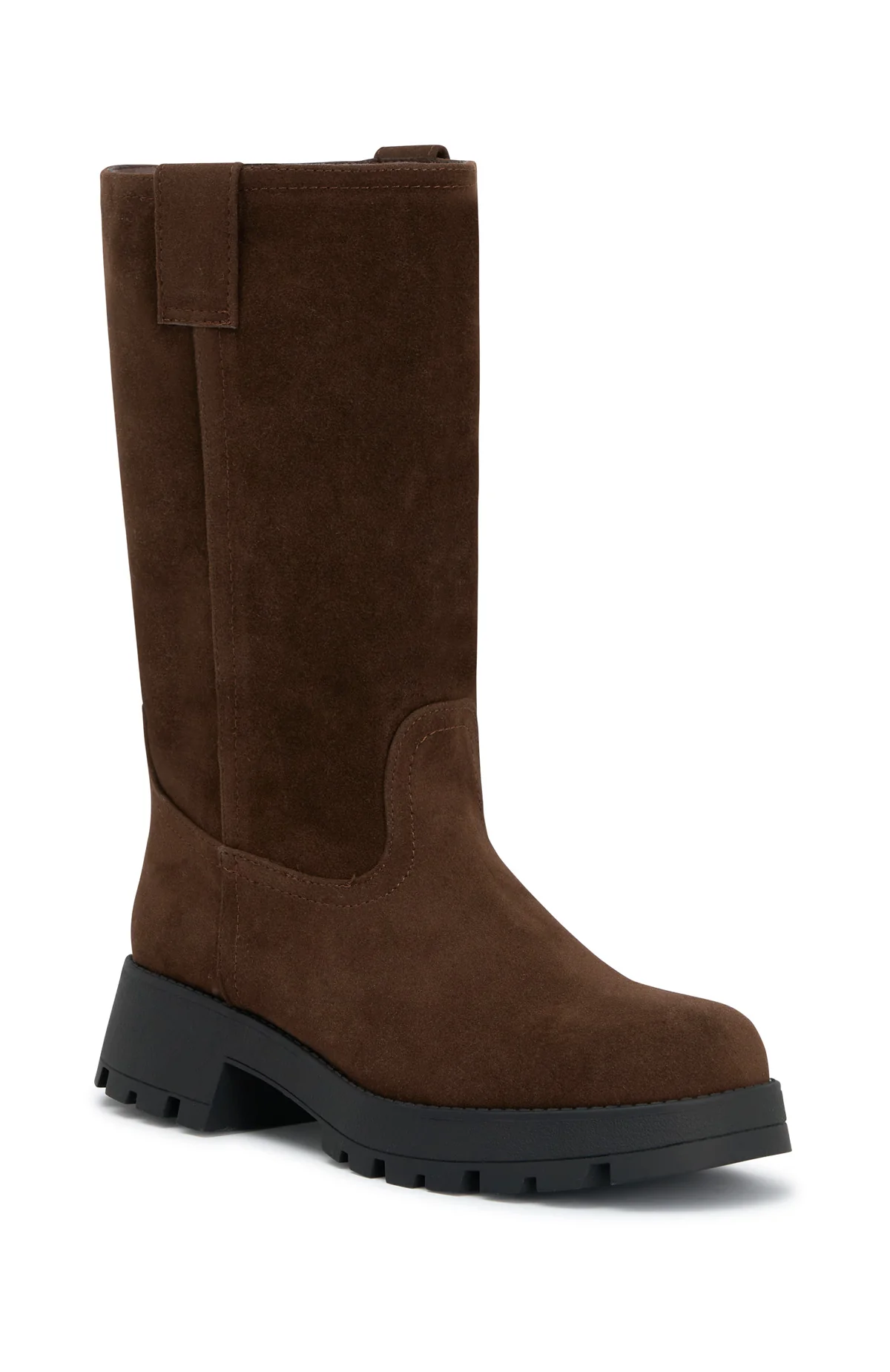Rita Boots Chocolate Faux Suede - Image 5