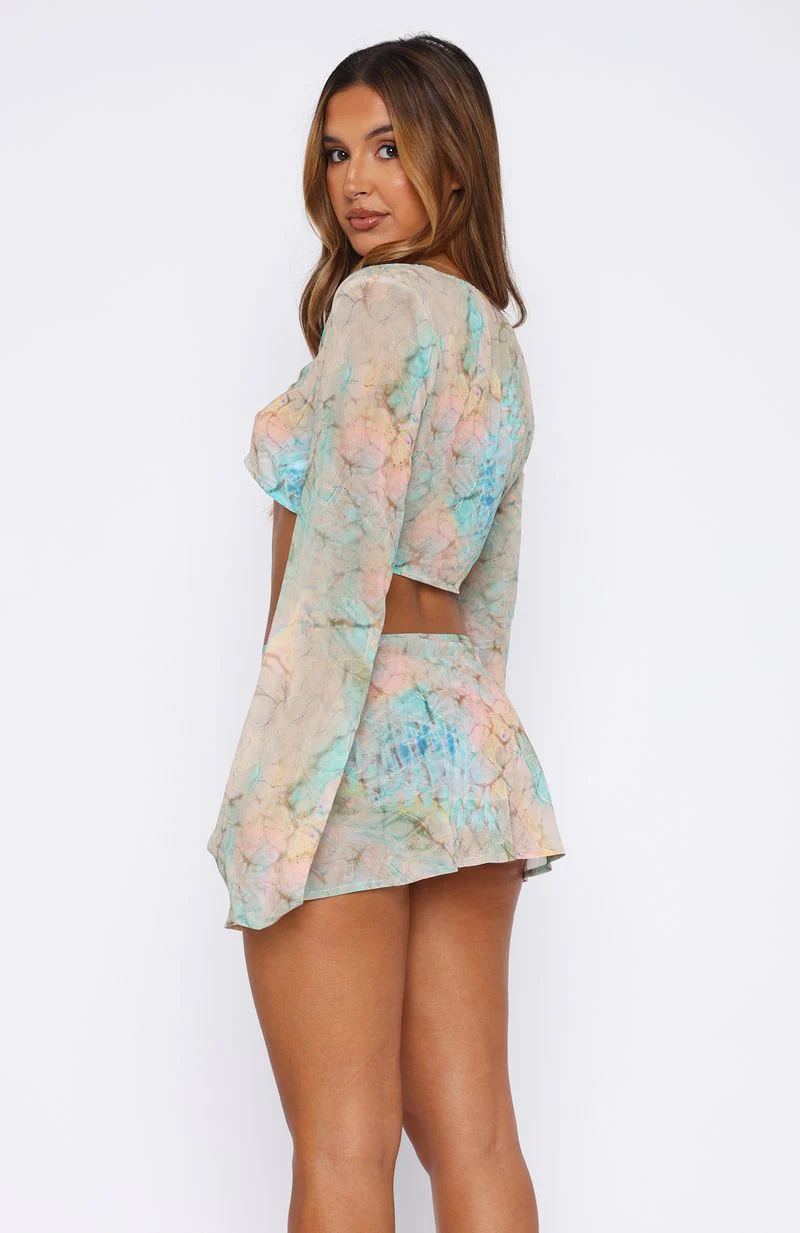 Riviera Long Sleeve Top Seaside Mottle - Image 4