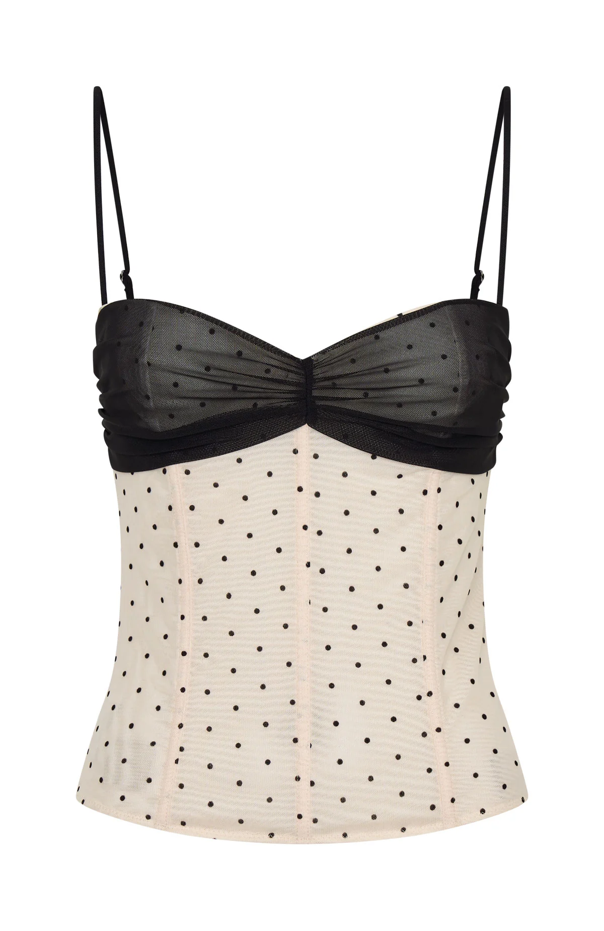 Roam Free Top Cream/Black Polka Dot - Image 6