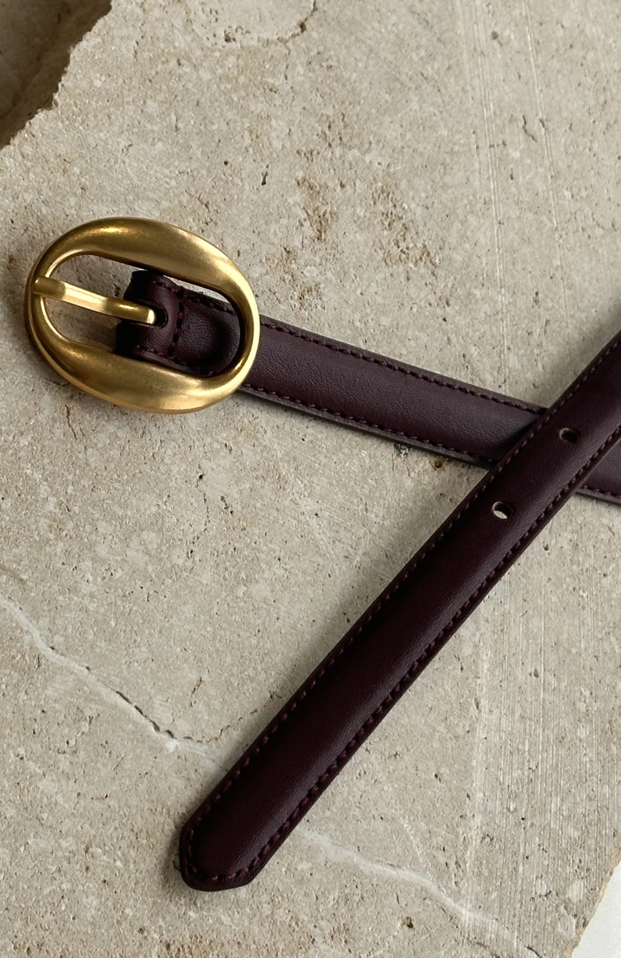 Ron Belt Burgundy/Vintage Gold - Image 3