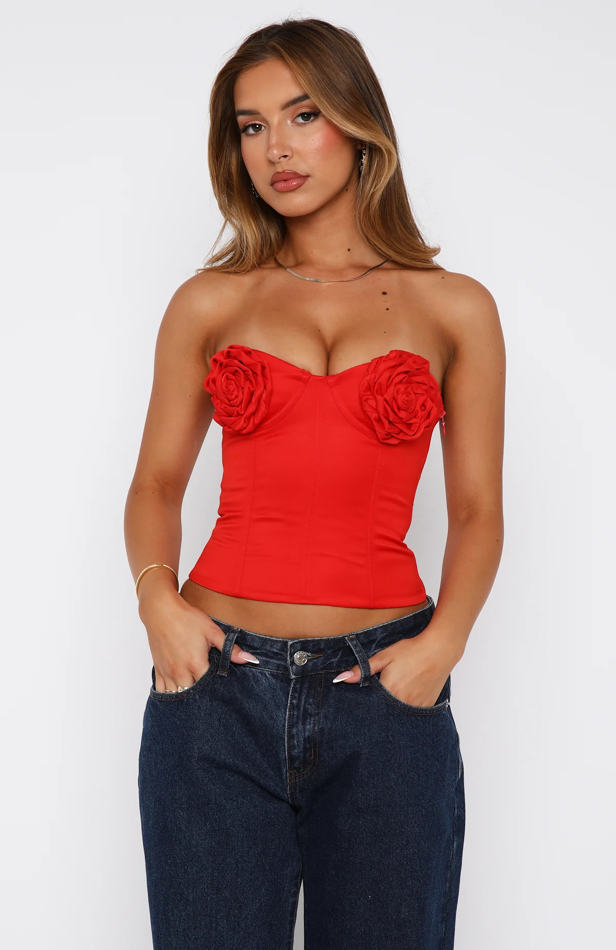 Rosy Cheeks Bustier Red - Image 2