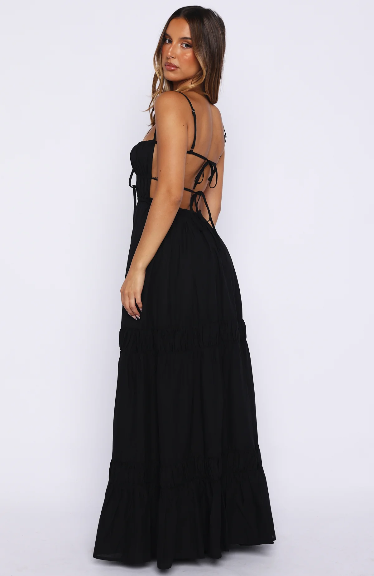 Rumour Has It Maxi Dress Black - Image 5