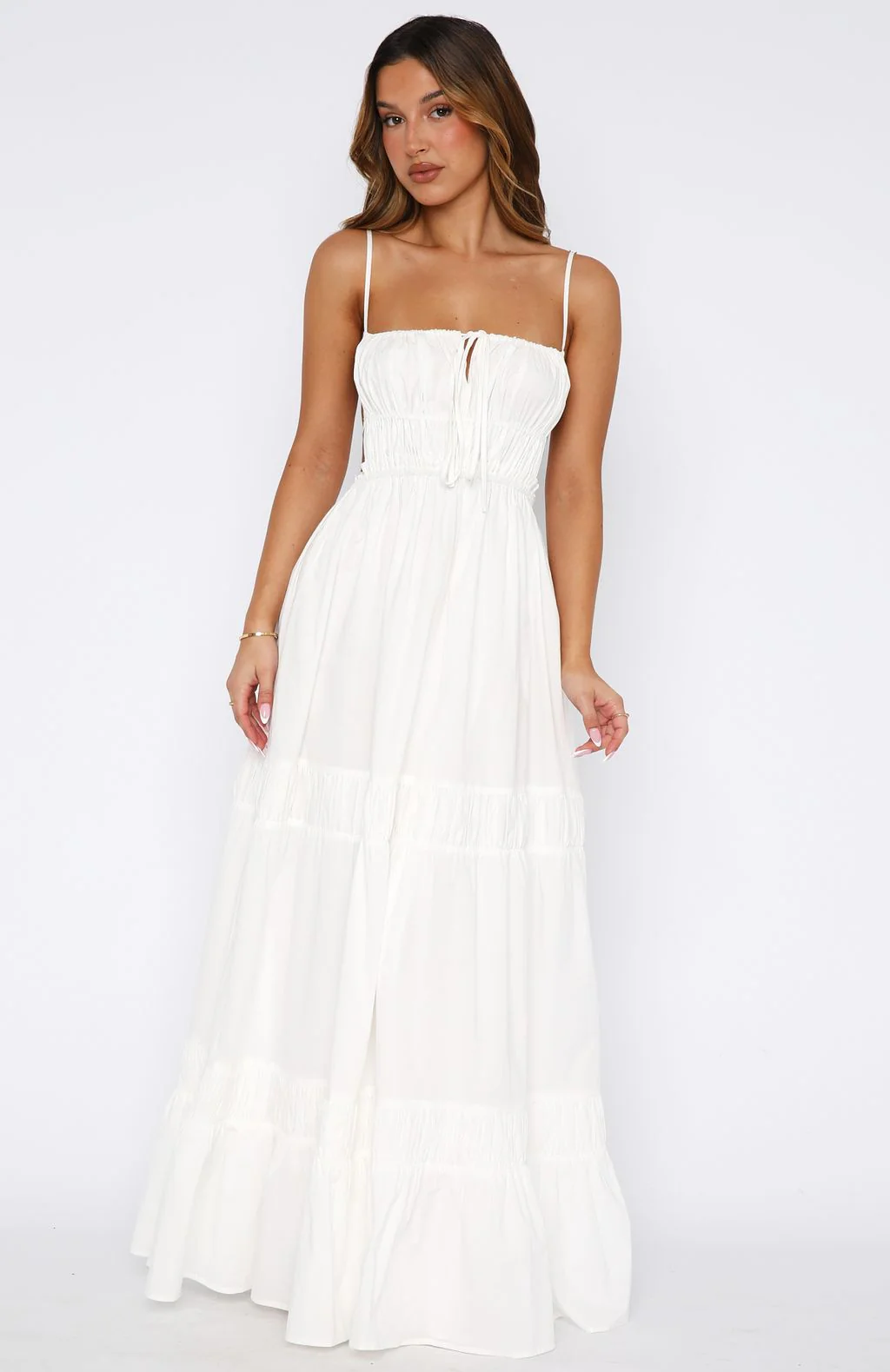 Rumour Has It Maxi Dress White - Image 3