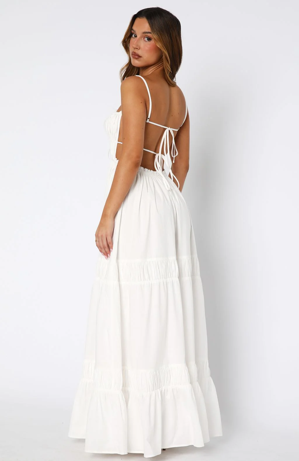 Rumour Has It Maxi Dress White - Image 5