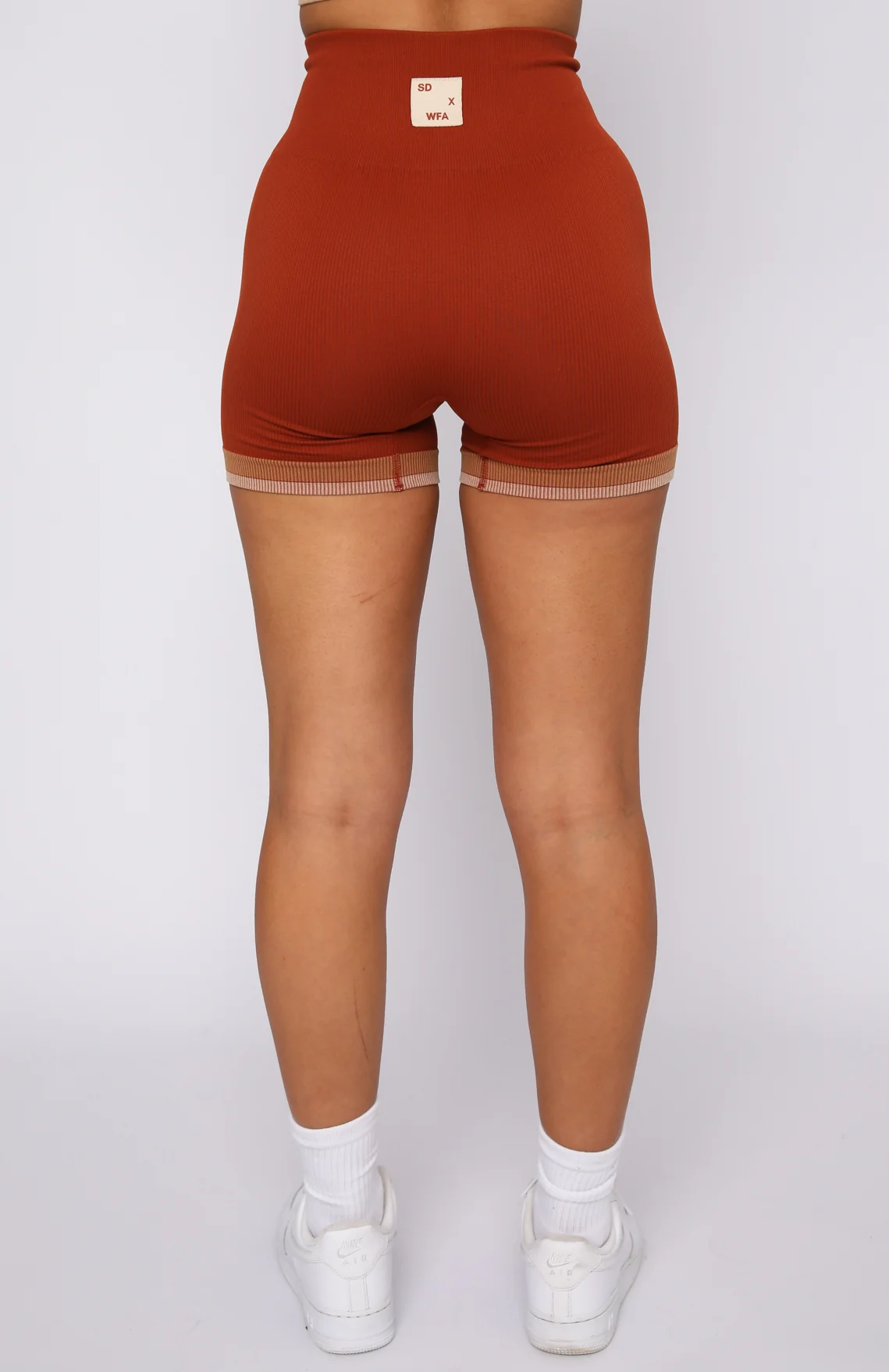 Sahara Seamless Bike Shorts Burnt Clay - Image 4