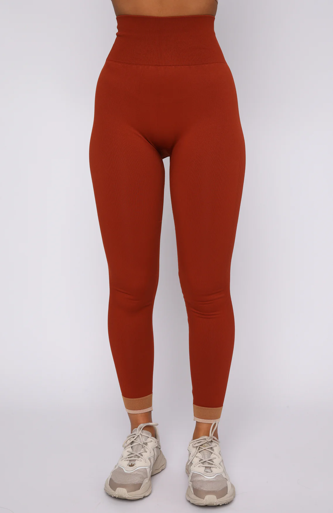 Sahara Seamless Leggings Burnt Clay - Image 2