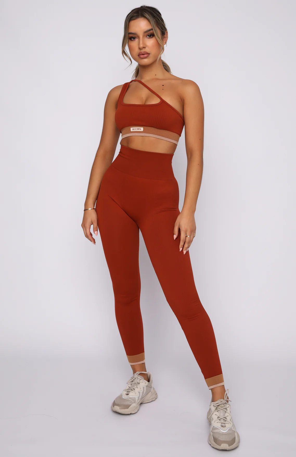 Sahara Seamless Leggings Burnt Clay - Image 5