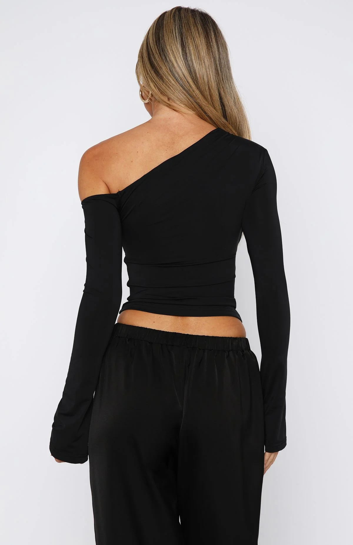 Said So Long Sleeve Top Black - Image 4